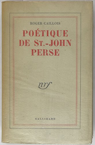 Poétique de St-John Perse