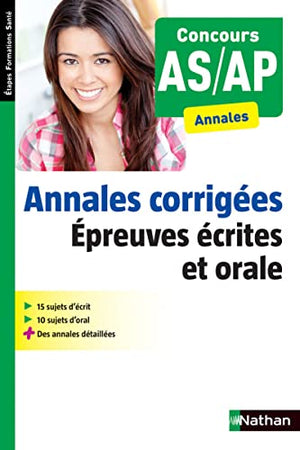 Annales corrigées épreuves écrites et orales