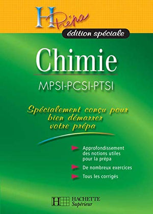 Chimie MPSI-PCSI-PTSI