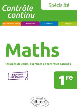 Spécialité Mathématiques - Première - Nouveaux programmes