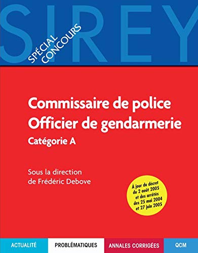 Commissaire de police, Officier de gendarmerie
