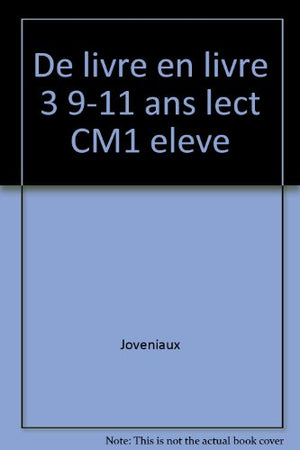 De livre en livre Lect CM1