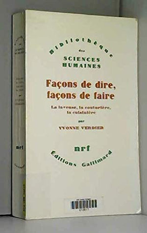 Façons de dire, façons de faire