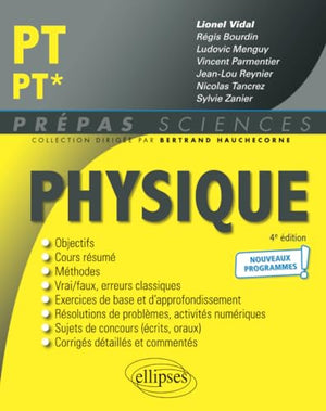 Physique PT/PT* - Programme 2022