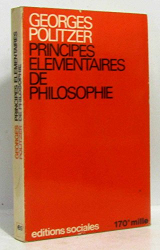 Principes élémentaires de philosophie