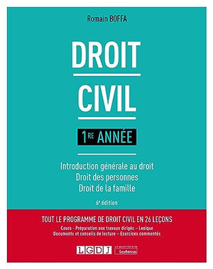 Droit civil 1re année