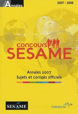 Annales, Sujets et corrigés officiels