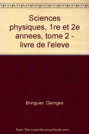 Sciences physiques