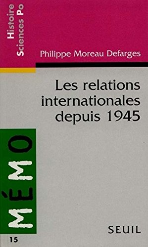 Les relations internationales depuis 1945