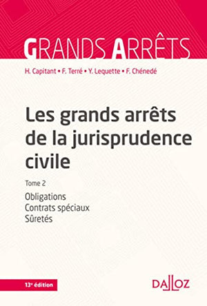 Les grands arrêts de la jurisprudence civile