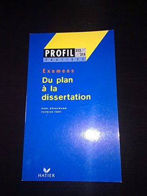 Du plan à la dissertation