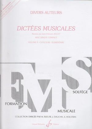 Dictees musicales volume 3 - eleve