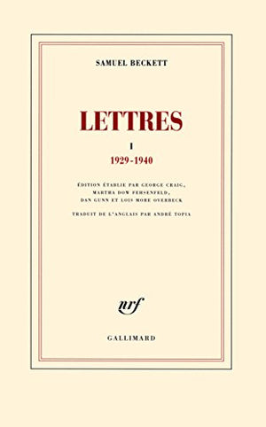 Lettres: (1929-1940)