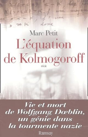 L'équation de Kolmogoroff