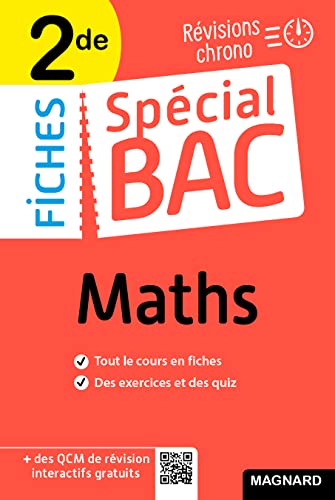 Spécial Bac Fiches Maths 2de Bac 2024: Tout le programme en 50 fiches, mémos, schémas-bilans, exercices et QCM