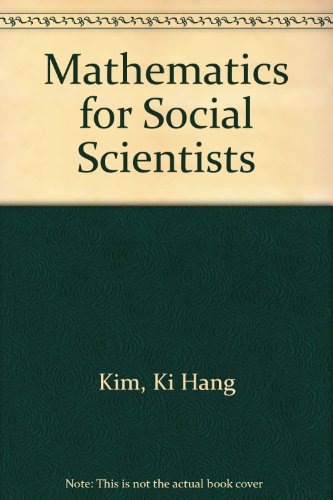 Mathematics for Social Scientists