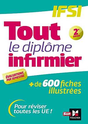 Tout le Diplôme Infirmier en fiches mémos - DEI - UE 1.1 à 6.2