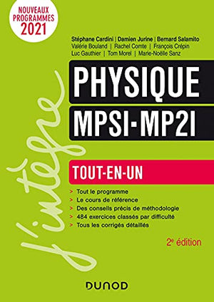 Physique tout-en-un MPSI MP2I 2021