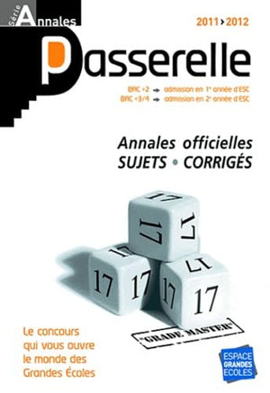 Annales passerelles 2011/2012