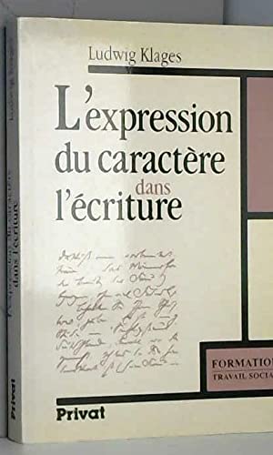 L'expression du caractère dans l'écriture