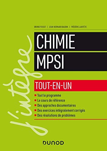 Chimie MPSI tout-en-un