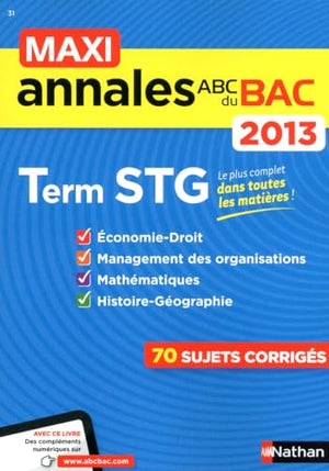 Maxi Annales Bac 2013 Term STG