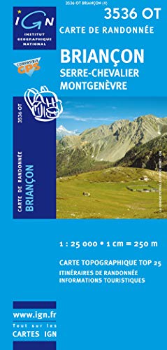 Carte de randonnée : Briançon - Serre Chevalier