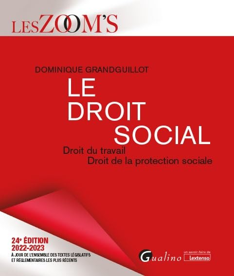 Le droit social: Droit du travail - Droit de la protection sociale - Véritable outil de travail pour apprendre et maîtriser les règles du droit social