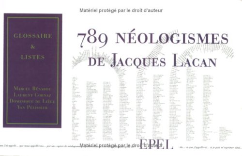 789 néologismes de Jacques Lacan