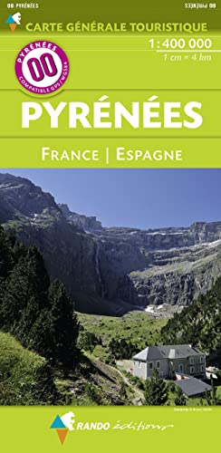 00 Pyrénées France/Espagne 1/400 000