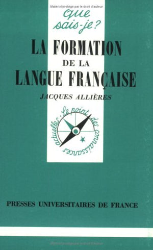 La formation de la langue française