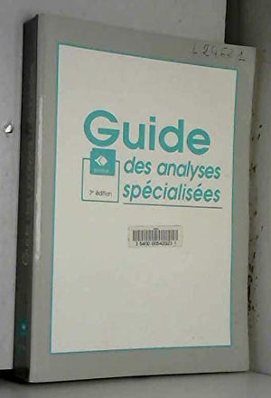 Guide des analyses spécialisées