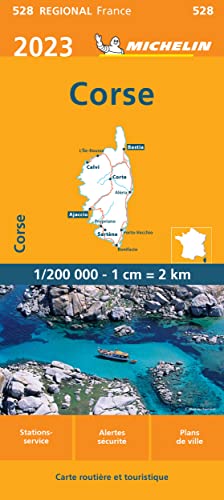 Carte Régionale Corse 2023