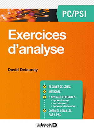 Exercices d'analyse PC/PSI