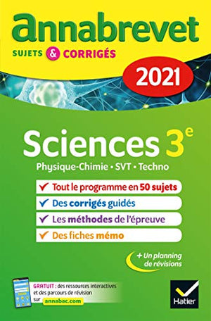 Annales du brevet Annabrevet 2021