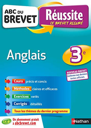 Anglais 3e - ABC du Brevet Réussite