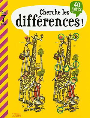 Mon grand livre de jeux: Cherche les différences