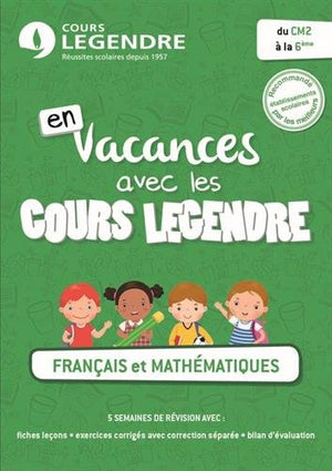 Cahier de vacances du CM2 à la 6e