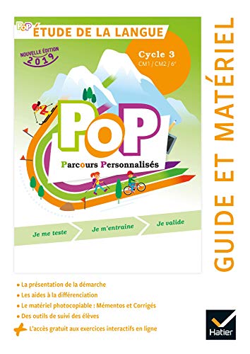 POP - Etude la langue Cycle 3 Ed. 2019 - Guide pédagogique + accès numérique