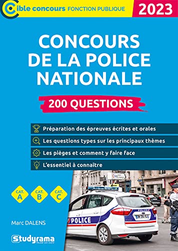 Concours de la police nationale – 200 questions (Toutes catégories – Édition 2022-2023)