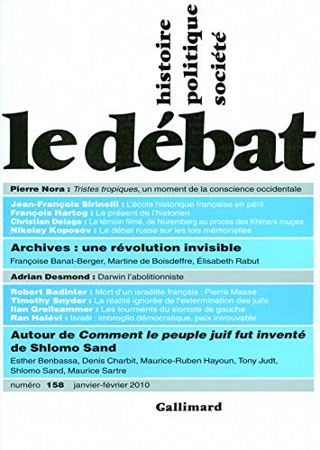 Le Débat N° 158, Janvier-Février 2010