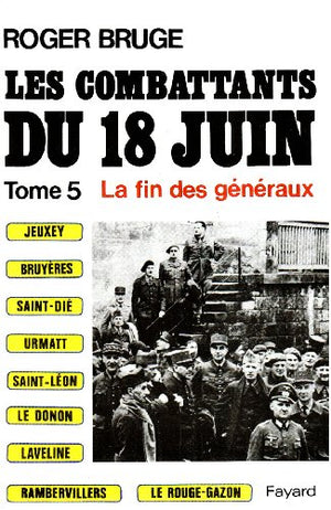 Les combattants du 18 juin Tome 5