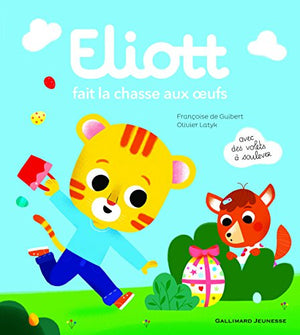 Eliott fait la chasse aux oeufs