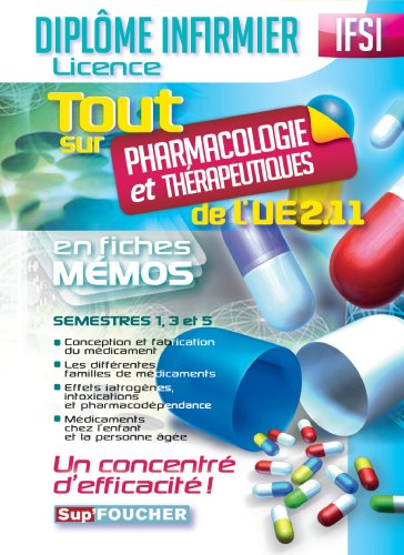 Tout sur Pharmacologie et Thérapeutiques de l'UE 2.11 en fiches mémos