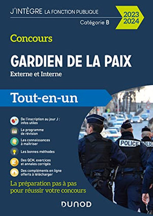 Concours Gardien de la paix 2022-2023: Tout-en-un