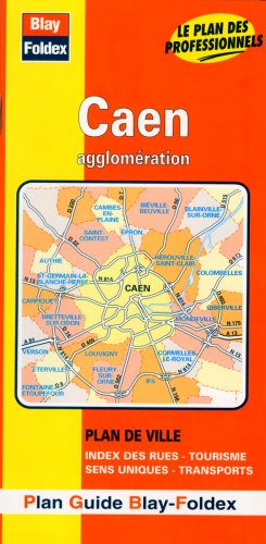 Plan de ville : Caen (avec un index)