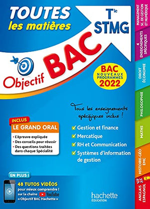 Objectif Bac - Term STMG Toutes les matières, BAC 2022