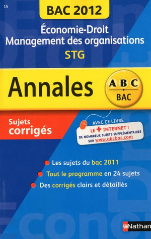 Economie-Droit / Management des organisations STG