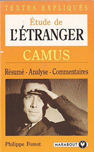 Etude de "L'étranger", Albert Camus