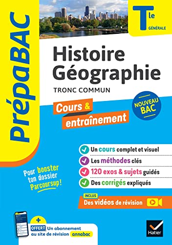 Prépabac Histoire-Géographie Tle générale - Bac 2024: nouveau programme de Terminale